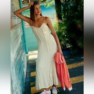 free people earth angel maxi dress FREE PEOPLE EARTH ANGEL LONG SLEEVE MAXI BLACK DRESS sz L = 12-14